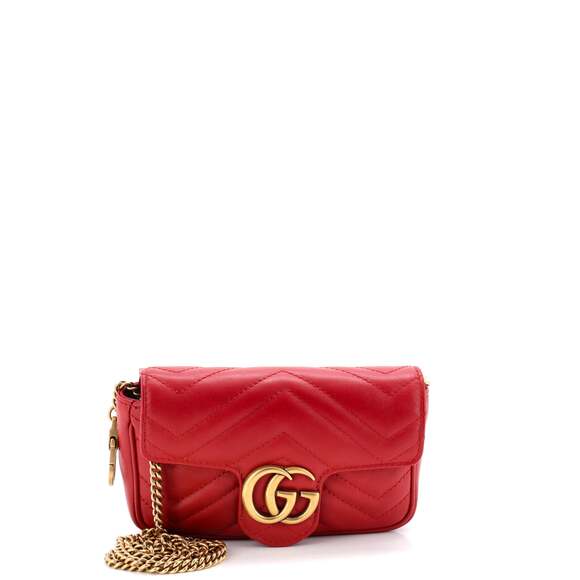 Gucci Gg Marmont Flap Bag Matelasse #237162G10B